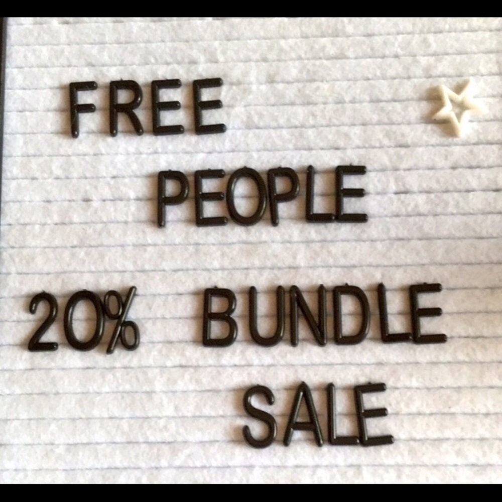 Free people sale! 20% off everything!!